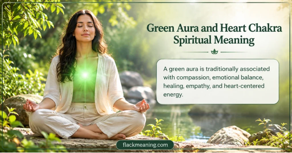 Green Aura and Heart Chakra Spiritual Meaning – meditation, healing, compassion, and emotional balance